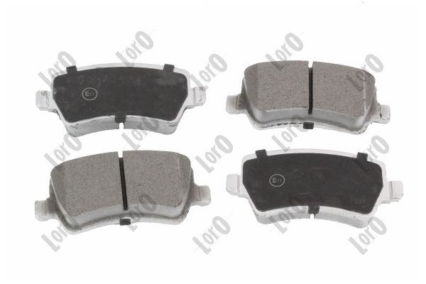Brake Pad Set, disc brake - 231-02-072 ABAKUS