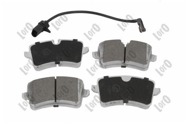 Brake Pad Set, disc brake - 231-02-075 ABAKUS