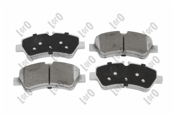Brake Pad Set, disc brake - 231-02-081 ABAKUS