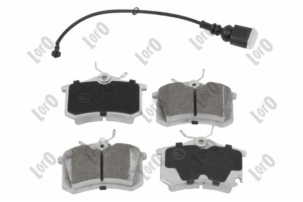 Brake Pad Set, disc brake - 231-02-107 ABAKUS