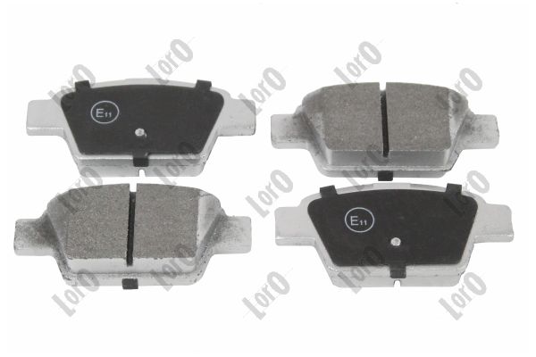 Brake Pad Set, disc brake - 231-02-121 ABAKUS