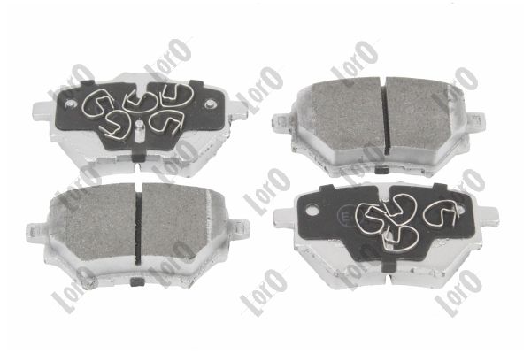 Brake Pad Set, disc brake - 231-02-123 ABAKUS