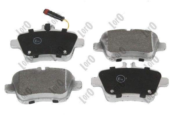 Brake Pad Set, disc brake - 231-02-126 ABAKUS