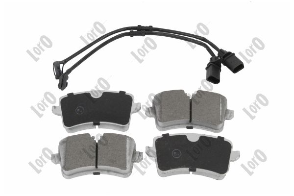 Brake Pad Set, disc brake - 231-02-143 ABAKUS