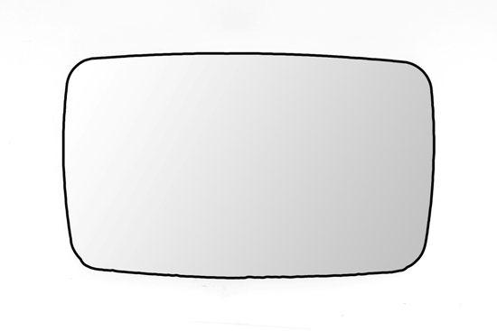 Mirror Glass, outside mirror - 2434G01 ABAKUS