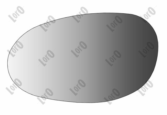 veidrodėlio stiklas, išorinis veidrodėlis - 3607G01 ABAKUS