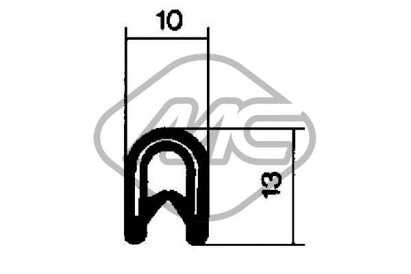 Door Seal - 00605 Metalcaucho