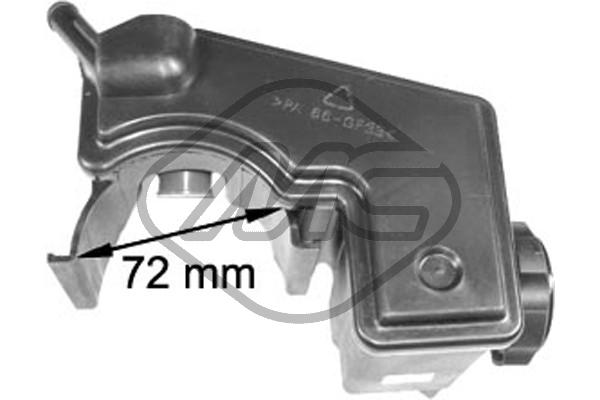 Expansion Tank, power steering hydraulic oil - 03777 Metalcaucho