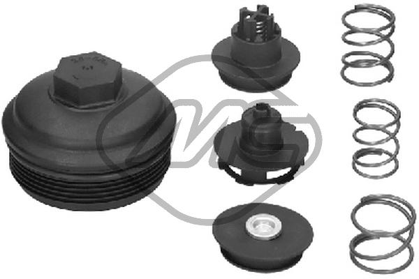 Cap, oil filter housing - 03841 Metalcaucho