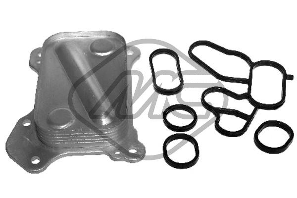 Oil Cooler, engine oil - 05731 Metalcaucho