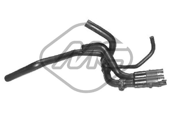 Hose, heat exchange heating - 08826 Metalcaucho
