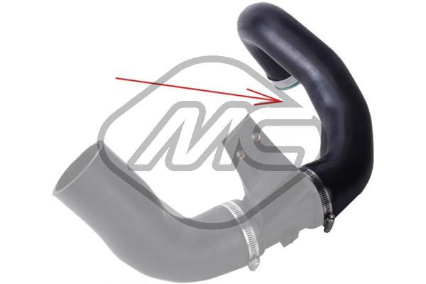 Charger Air Hose - 09810 Metalcaucho