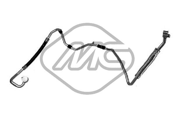 Low Pressure Line, air conditioning - 30594 Metalcaucho