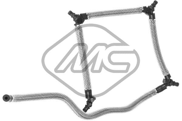 Hose, fuel overflow - 92221 Metalcaucho