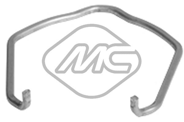 Holding Clamp, charger air hose - 98723 Metalcaucho