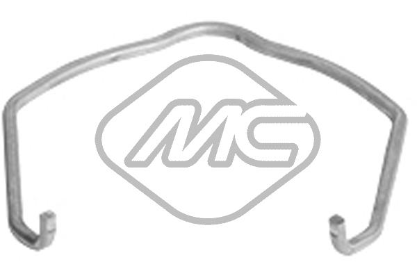 Holding Clamp, charger air hose - 98725 Metalcaucho