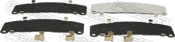 Anti-Squeal Foil, brake pad (back plate) - 0103-ASU40F FEBEST
