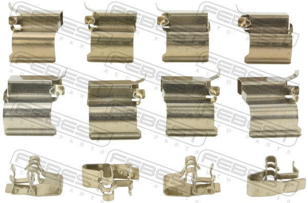 Accessory Kit, disc brake pad - 0103-GDJ150R FEBEST