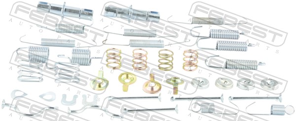 Accessory Kit, parking brake shoes - 0104-GRJ150R-KIT FEBEST