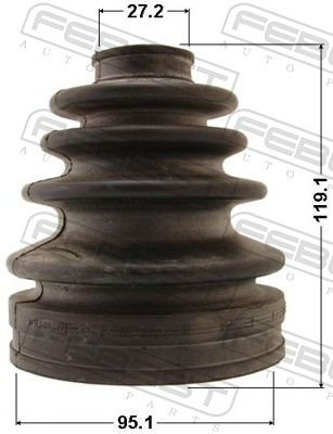 Bellow, drive shaft - 0115-2UZFE FEBEST
