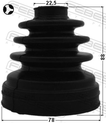 Bellow, drive shaft - 0115-ZNRRHT FEBEST