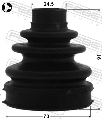 Cuffia, Semiasse - 0115-ZRT270T FEBEST