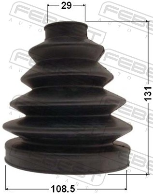 Bellow, drive shaft - 0117-074 FEBEST