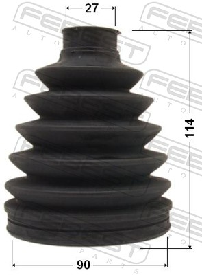 Bellow, drive shaft - 0117P-ACV40 FEBEST
