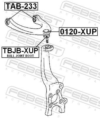 Ball Joint - 0120-XUP FEBEST