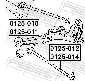 Track Control Arm - 0125-014 FEBEST