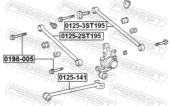 Track Control Arm - 0125-141 FEBEST