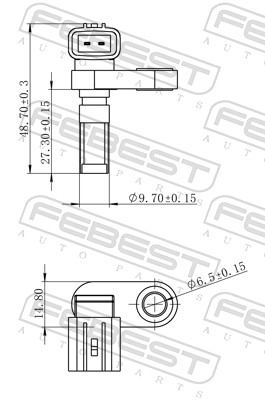 Sensor, wheel speed - 01606-001 FEBEST
