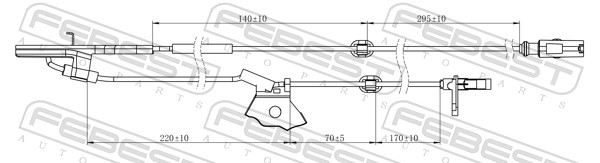 Sensor, wheel speed - 01606-006 FEBEST