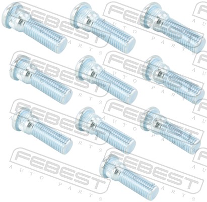 Wheel Stud - 0184-001-PCS10 FEBEST
