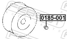 Wheel Nut - 0185-001 FEBEST