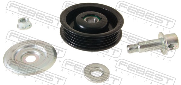 Tensioner Pulley, V-ribbed belt - 0187-GX110 FEBEST