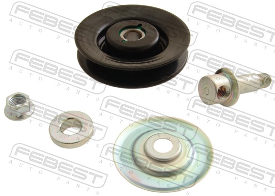 Tensioner Pulley, V-ribbed belt - 0187-KR42 FEBEST