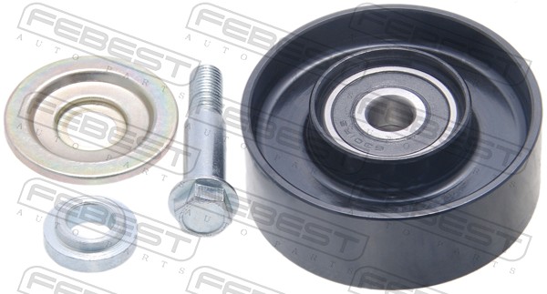 Deflection/Guide Pulley, V-ribbed belt - 0188-KUN25 FEBEST