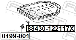 Sealing Plug, oil sump - 0199-001 FEBEST