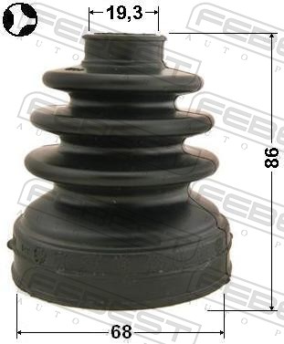 Bellow, drive shaft - 0215-E11ATT FEBEST