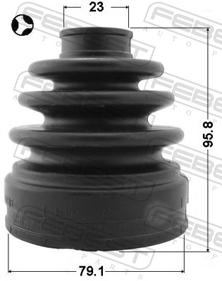 Bellow Set, drive shaft - 0215-L32T FEBEST