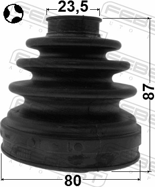 Bellow, drive shaft - 0215-T30T FEBEST