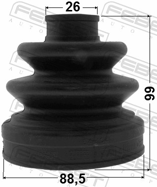 Bellow, drive shaft - 0215-U31 FEBEST