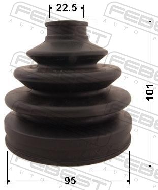 Bellow, drive shaft - 0217-C24 FEBEST
