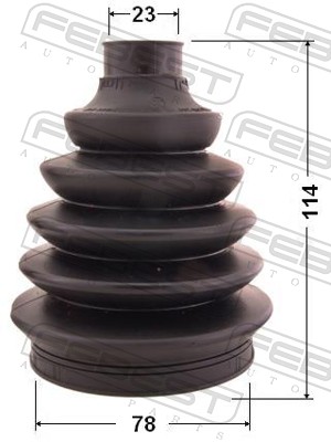 Bellow, drive shaft - 0217P-E11 FEBEST