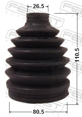 Bellow Set, drive shaft - 0217P-J1016 FEBEST
