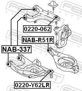 Ball Joint - 0220-062 FEBEST