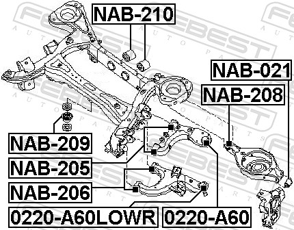 Ball Joint - 0220-A60 FEBEST