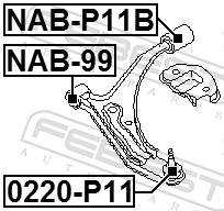 Ball Joint - 0220-P11 FEBEST