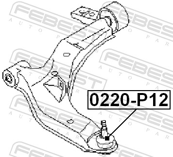 Ball Joint - 0220-P12 FEBEST